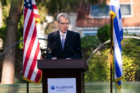 U.S. Ambassador Pyatt Honors 2020-2021 Greek and U.S. Fulbright Scholarship Recipients and Fulbright Donors